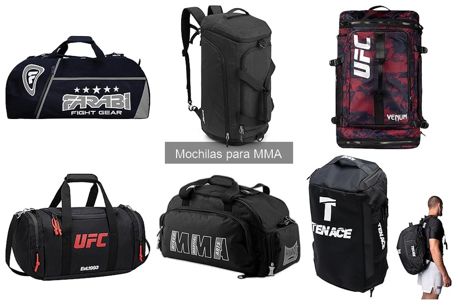 Organiza tu equipo en una mochila de MMA fácilmente