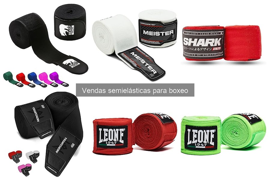 ¿Por qué elegir vendas semielásticas en boxeo?