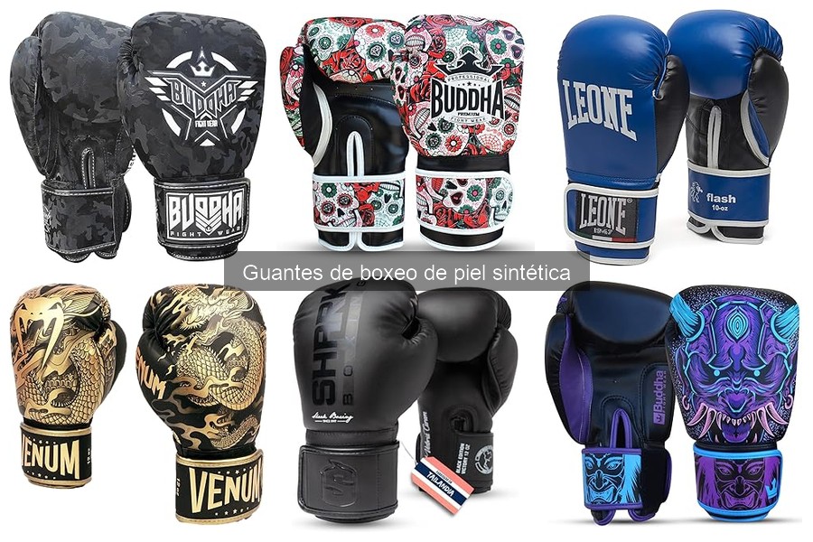 Precio promedio de guantes de boxeo de piel sintética