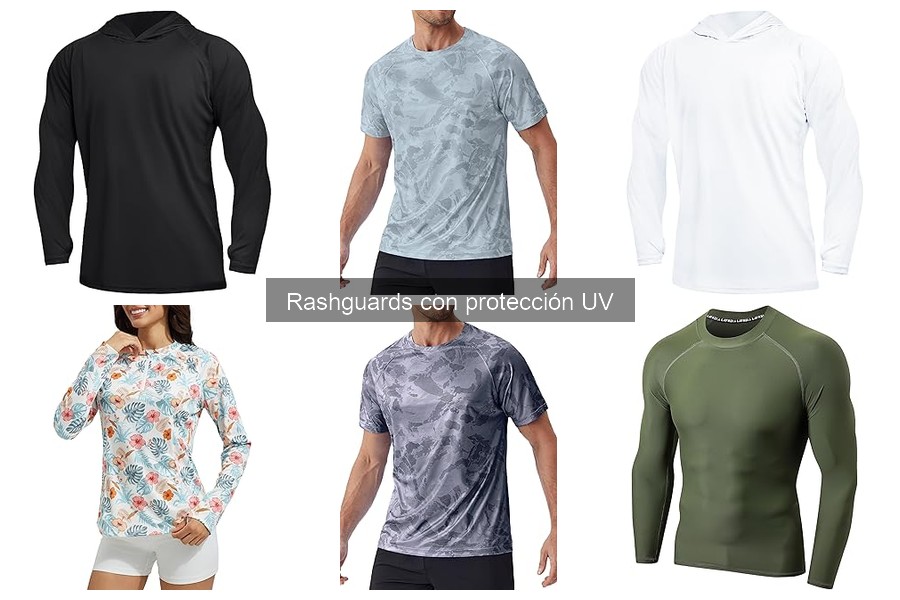 Precio promedio de rashguards con protección UV en 2023