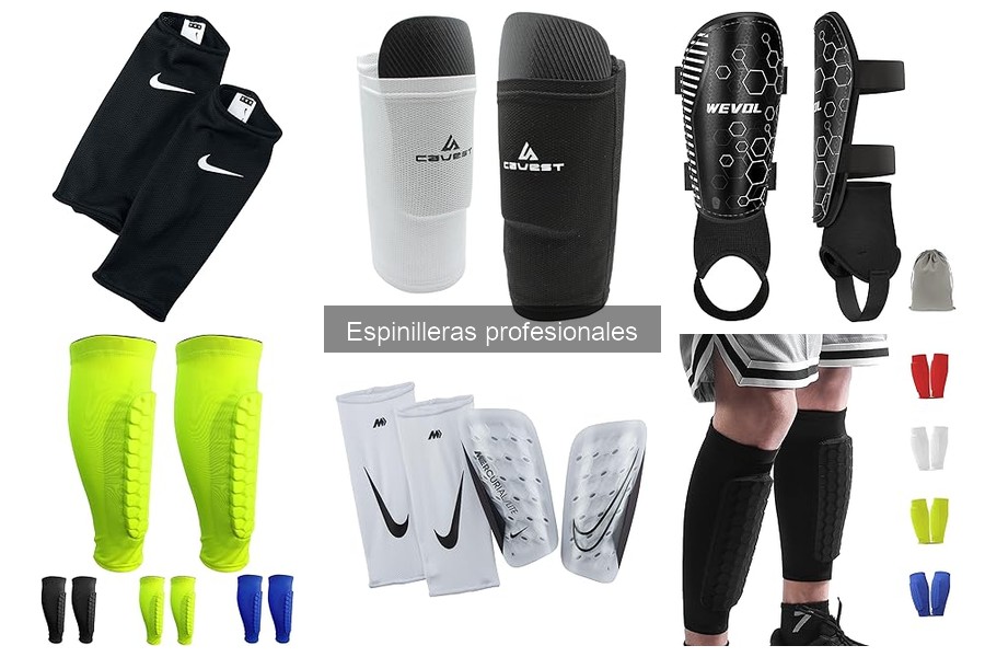 Precio promedio y dónde comprar espinilleras profesionales