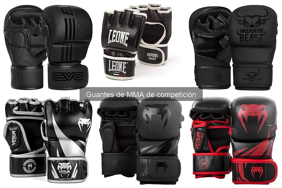 Precios de guantes de MMA de competición y mejores ofertas