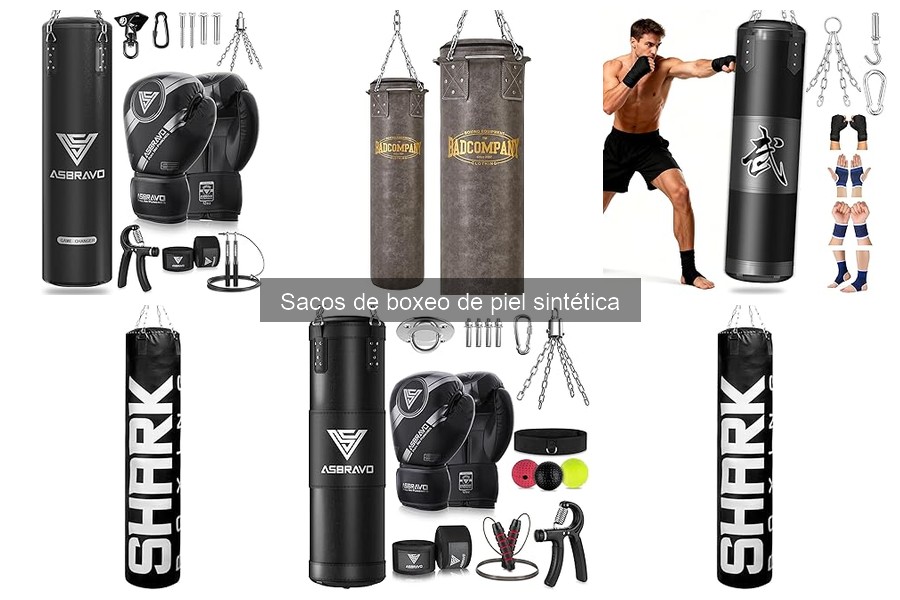 Precios de sacos de boxeo de piel sintética y dónde comprarlos