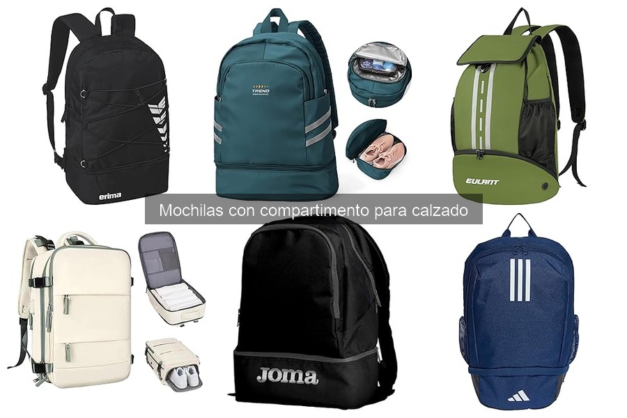 Problemas comunes con mochilas y compartimento para calzado