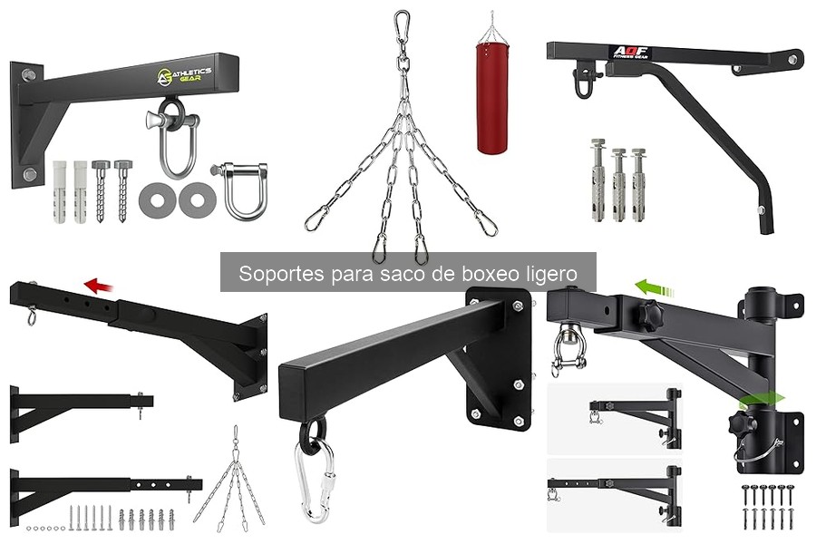 ** Problemas comunes con soportes para saco de boxeo ligero