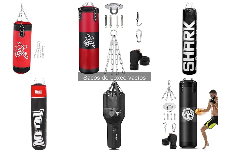 ¿Qué es un saco de boxeo vacío? Características y Diferencias