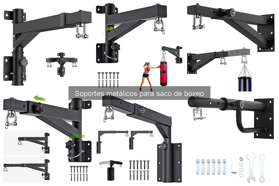 ¿Qué es un soporte metálico para saco de boxeo?