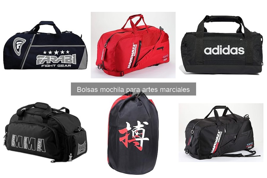 ¿Qué es una bolsa mochila para artes marciales?