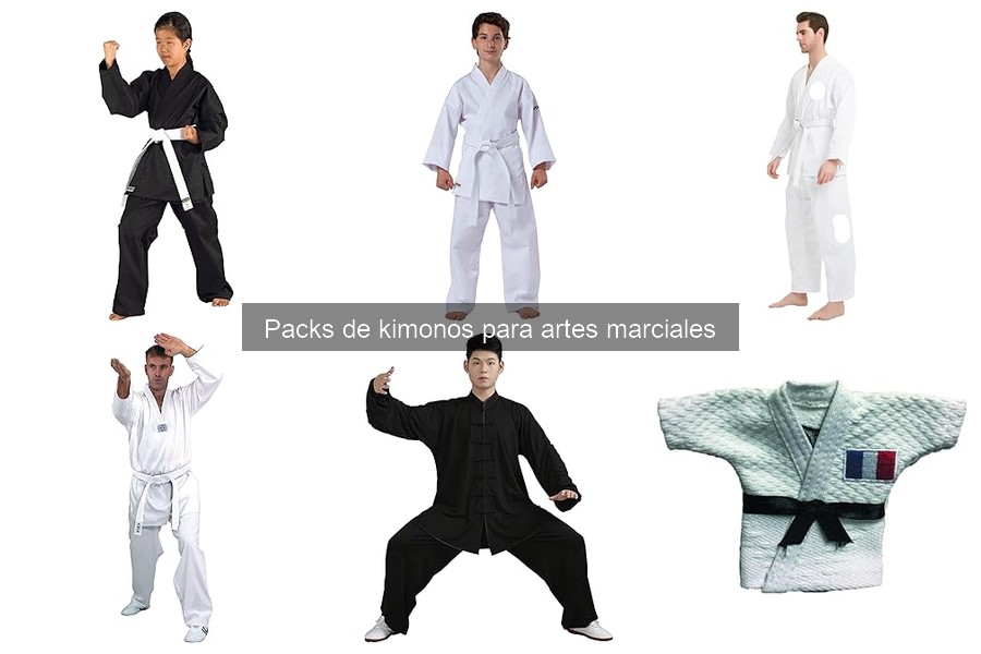 ¿Qué incluye un pack de kimono para artes marciales?