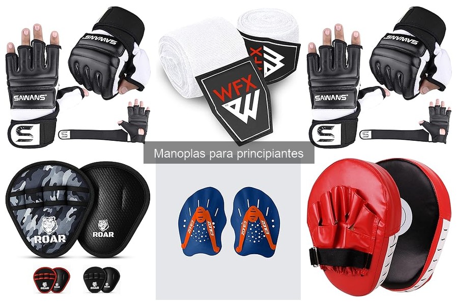 ¿Qué son las manoplas para principiantes en boxeo y artes marciales?