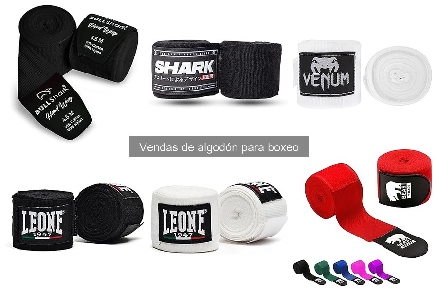 ¿Qué son las vendas de algodón para boxeo? Guía completa