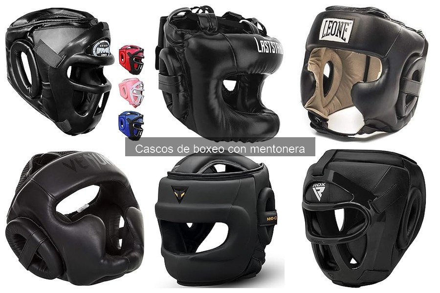 Qué son los cascos de boxeo con mentonera y sus funciones