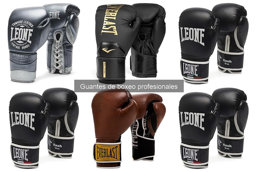 ¿Qué son los guantes de boxeo profesionales? Características