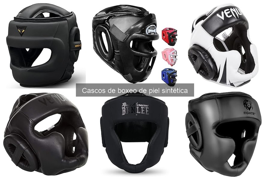 ¿Qué tamaño de casco de boxeo de piel sintética elegir?