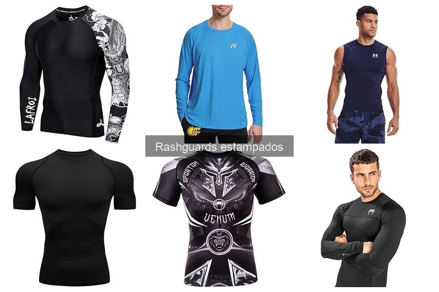 Rashguards Estampados para Principiantes en Artes Marciales