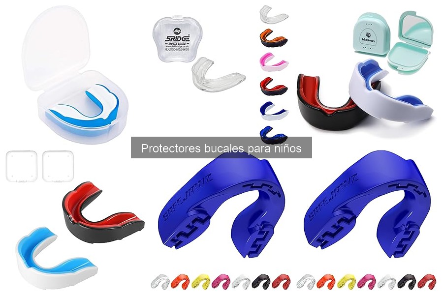 Recomendaciones de expertos sobre protectores bucales para niños