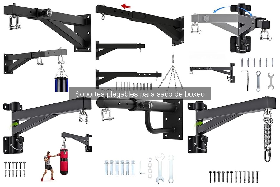 Recomendaciones para usar un soporte plegable de saco de boxeo