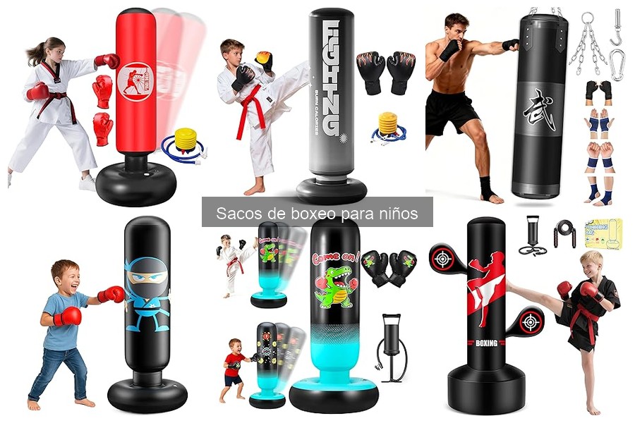¿Sacos de boxeo de adultos para niños? Descubre la verdad