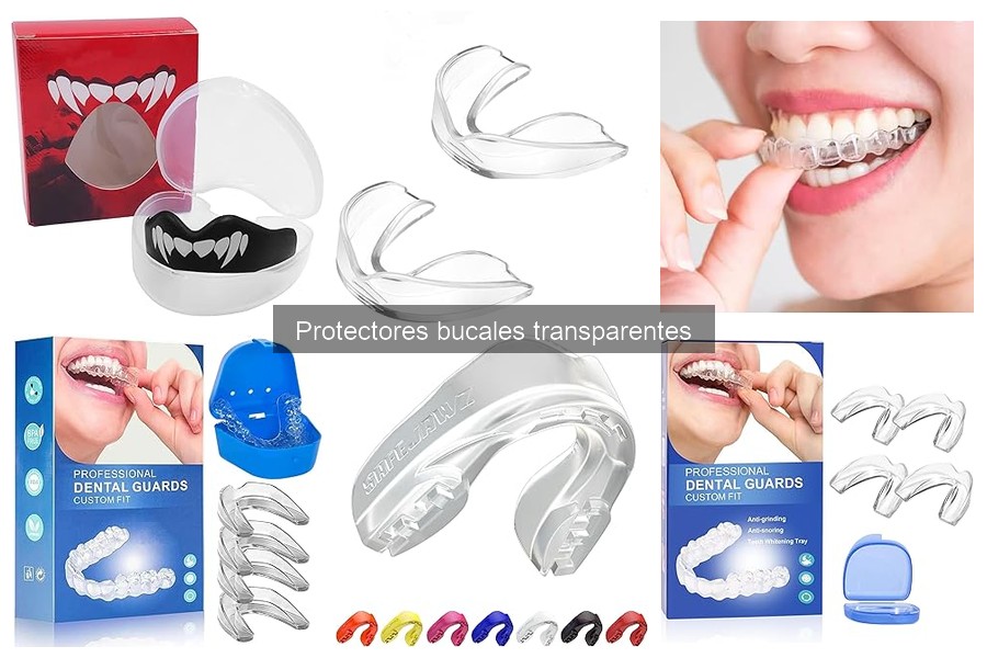 ¿Son cómodos los protectores bucales transparentes?