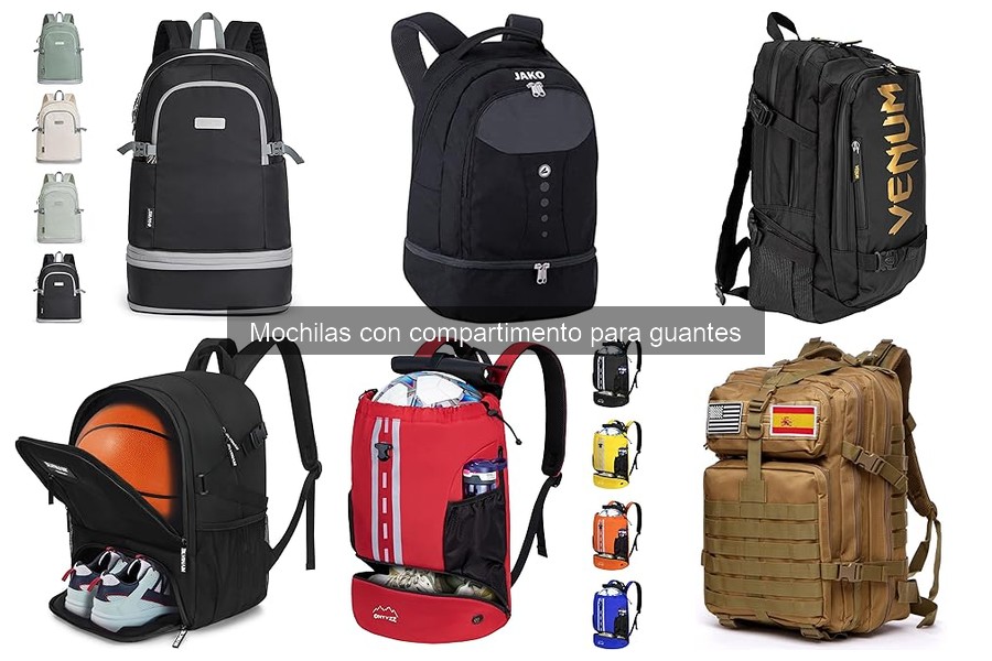 ¿Son efectivas las mochilas con compartimento para guantes?