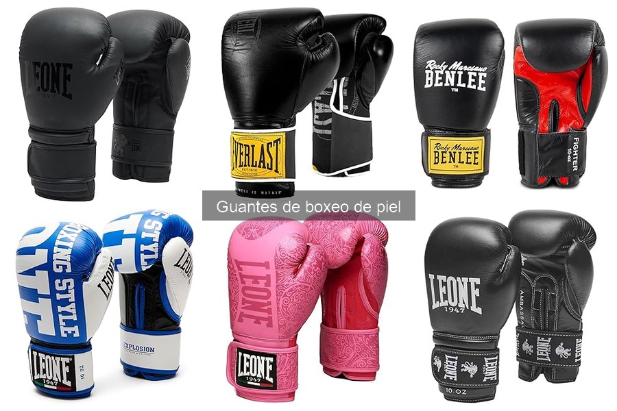 Tipos de guantes de boxeo de piel: guía completa