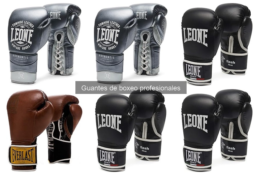 Tipos de guantes de boxeo para competidores: características y usos