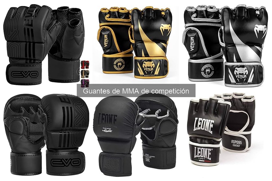 Tipos de Guantes de MMA de Competición y sus Diferencias