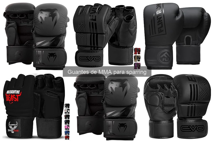 Tipos de guantes de MMA para sparring: diseño y uso