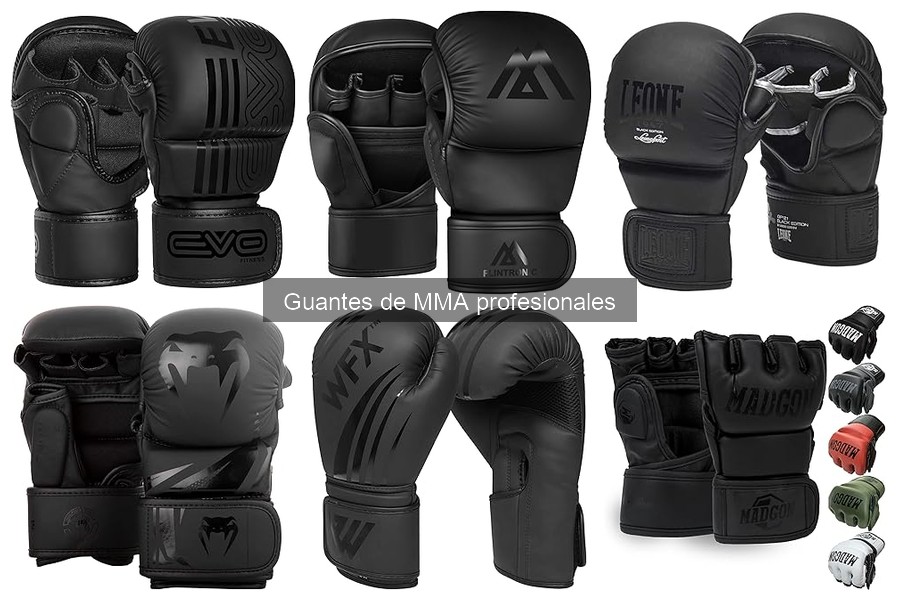 Tipos de guantes de MMA y sus usos específicos