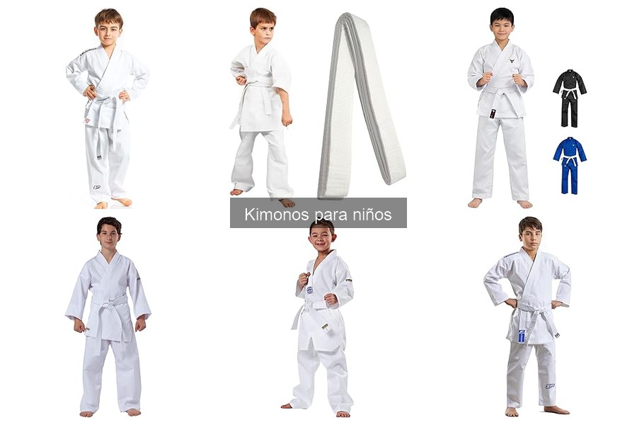 Tipos de kimonos para niños en artes marciales
