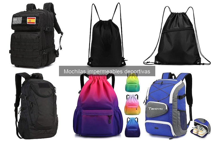 Tipos de mochilas impermeables para deportes: guía completa