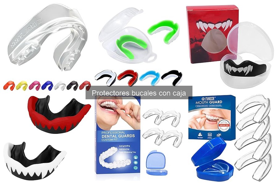 Tipos de protectores bucales para deportes de contacto