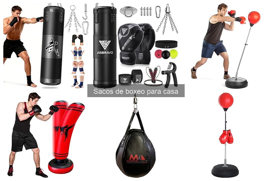 Tipos de sacos de boxeo para casa: guía y características