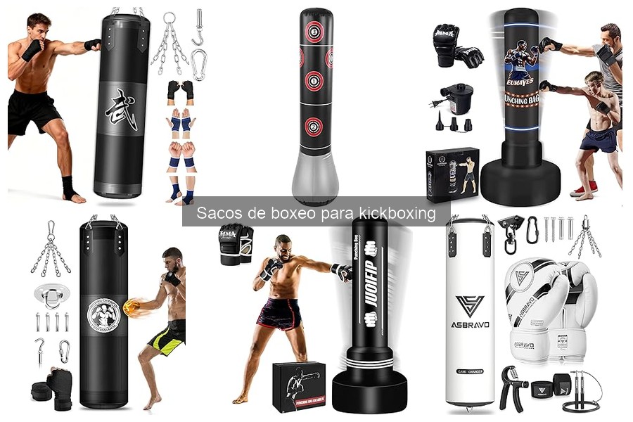 Tipos de sacos de boxeo para kickboxing: guía completa