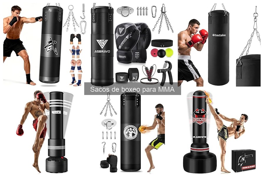 Tipos de sacos de boxeo para MMA: guía completa