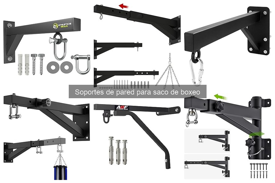 Tipos de soportes de pared para saco de boxeo: guía completa