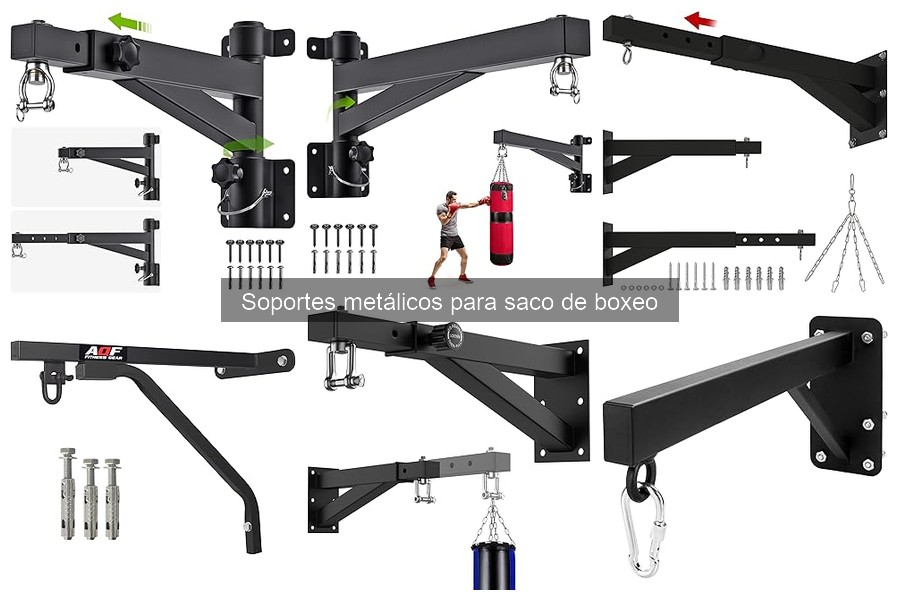 Tipos de soportes metálicos para saco de boxeo: guía completa