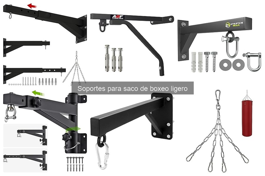 Tipos de soportes para saco de boxeo ligero: Guía completa