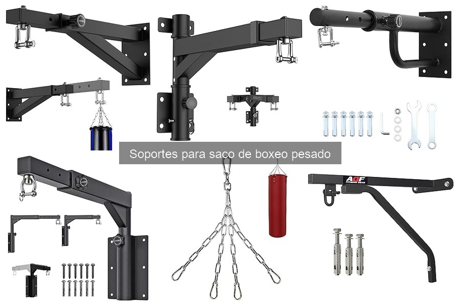 Tipos de soportes para saco de boxeo pesado: Guía completa