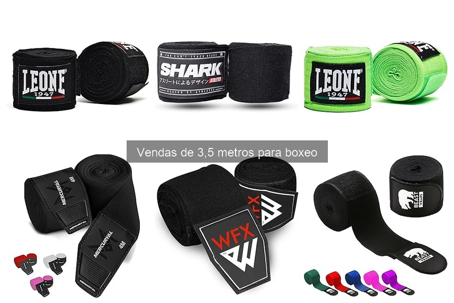 Todo sobre las vendas de 3,5 metros para boxeo