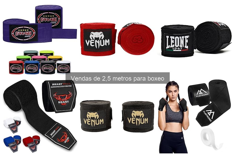 Vendas de 2,5 metros para boxeo: ¿qué son y para qué sirven?