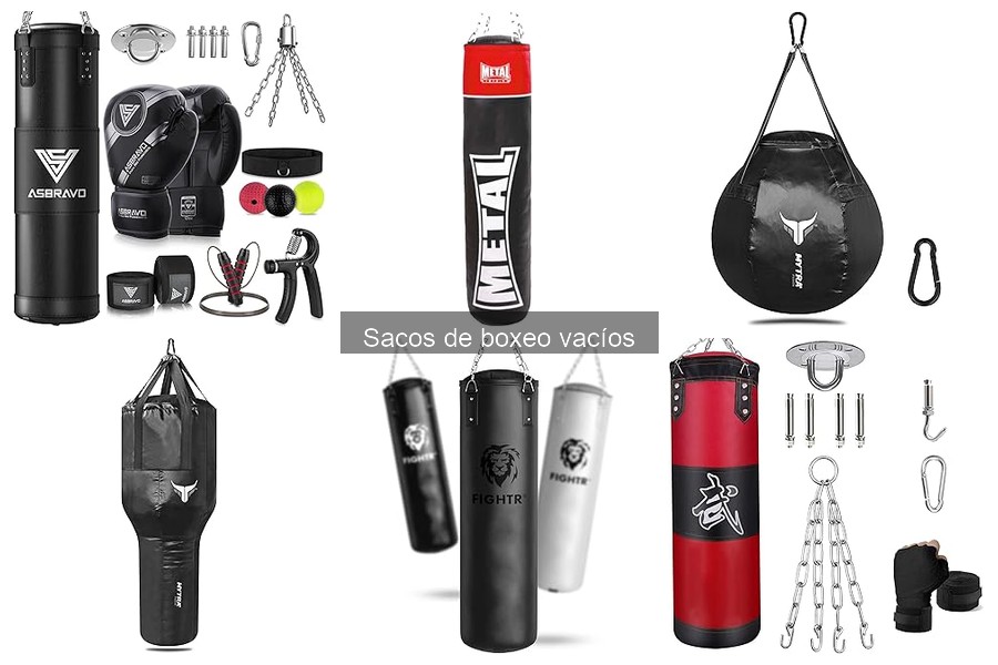 Ventajas de Usar Sacos de Boxeo Vacíos en Tu Entrenamiento