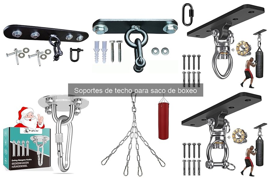 Ventajas de usar soportes de techo para saco de boxeo