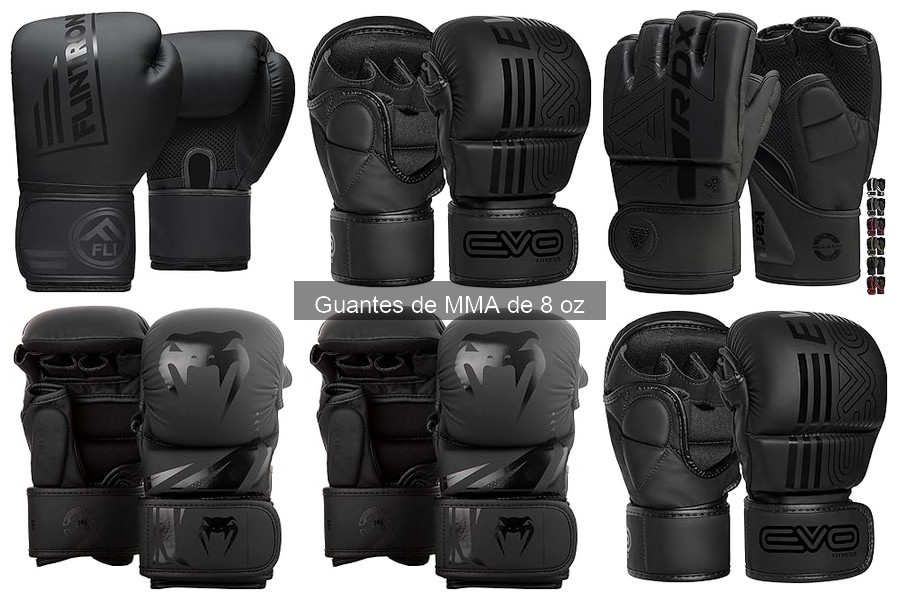 Ventajas y desventajas de guantes de MMA de 8 oz