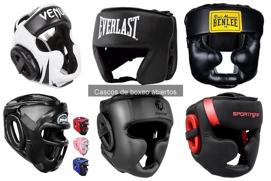 ** Ventajas y desventajas de los cascos de boxeo abiertos