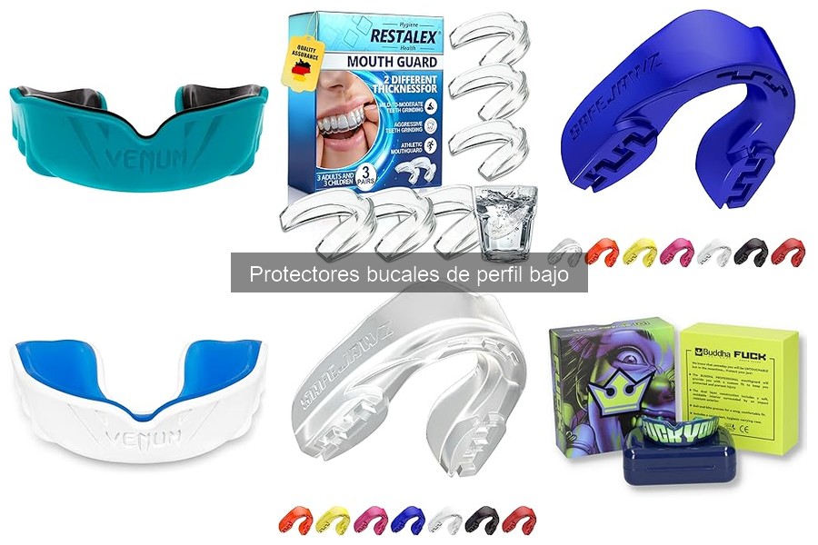 Ventajas y desventajas de los protectores bucales de perfil bajo