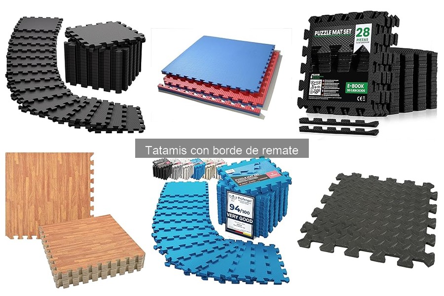 Ventajas y desventajas de los tatamis con borde de remate