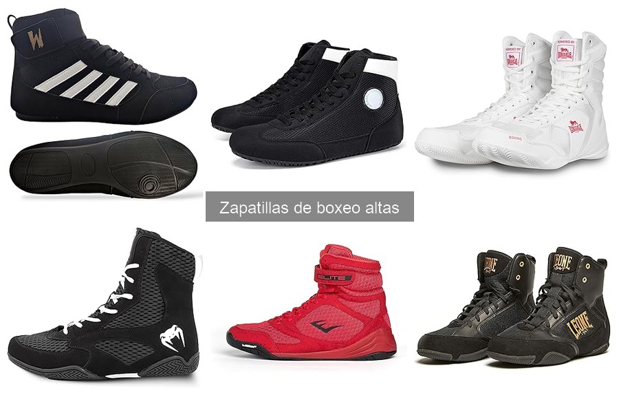 Zapatillas de boxeo altas vs. zapatillas de entrenamiento