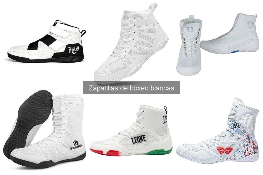 Zapatillas de boxeo blancas para cada tipo de entrenamiento