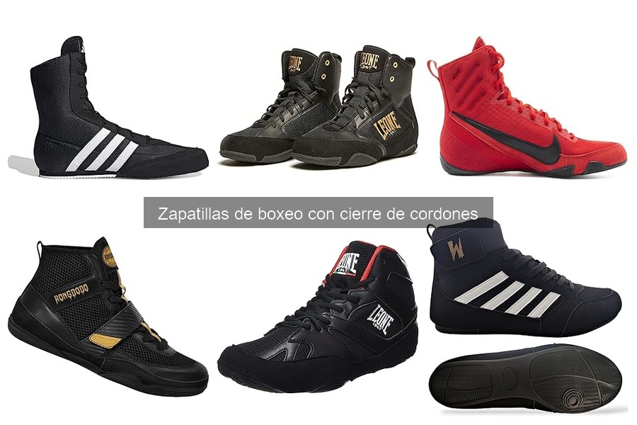 Zapatillas de boxeo con cordones: estilos de entrenamiento
